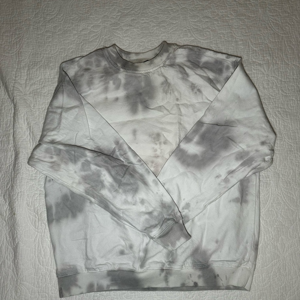 Gray Zara Tie-Dye Men's Sweater